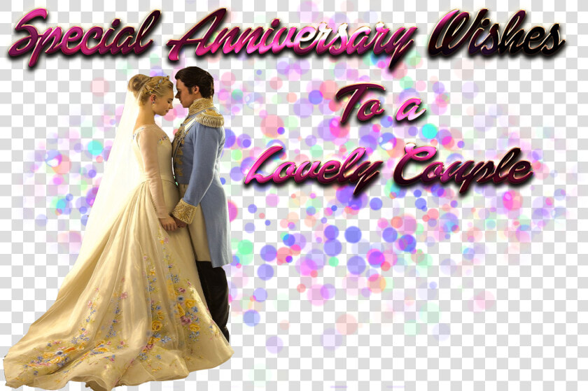 Special Anniversary Wishes To A Couple Png Free Images   Kit And Cinderella Wedding  Transparent PngTransparent PNG