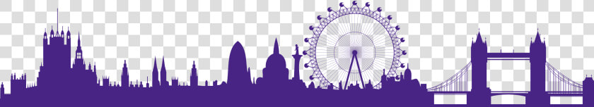 Silhouette Of London Landmarks  HD Png DownloadTransparent PNG