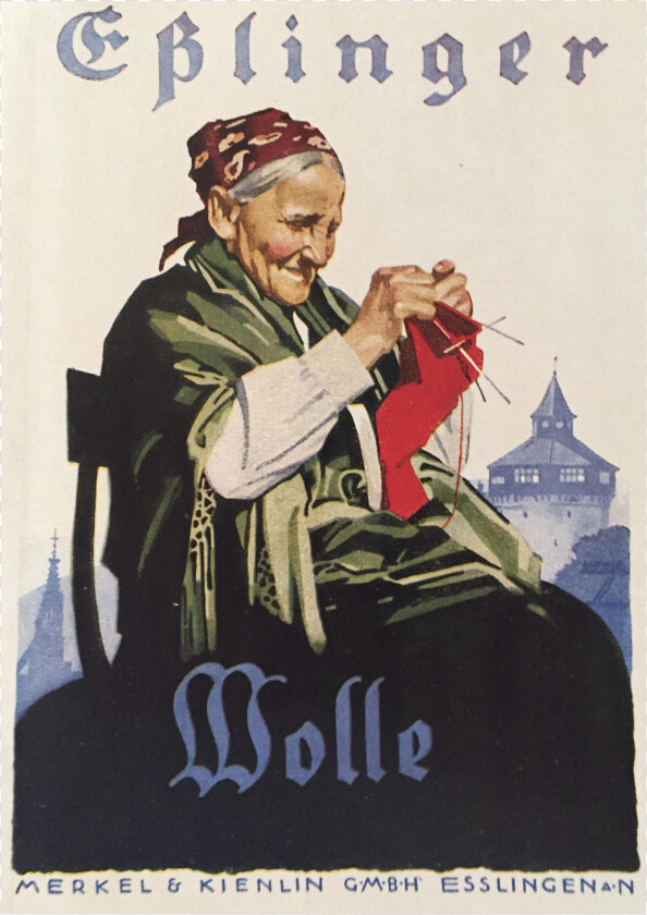 1927 German Art Deco Mini Poster  Eplinger Wool For   Ludwig Hohlwein  HD Png DownloadTransparent PNG