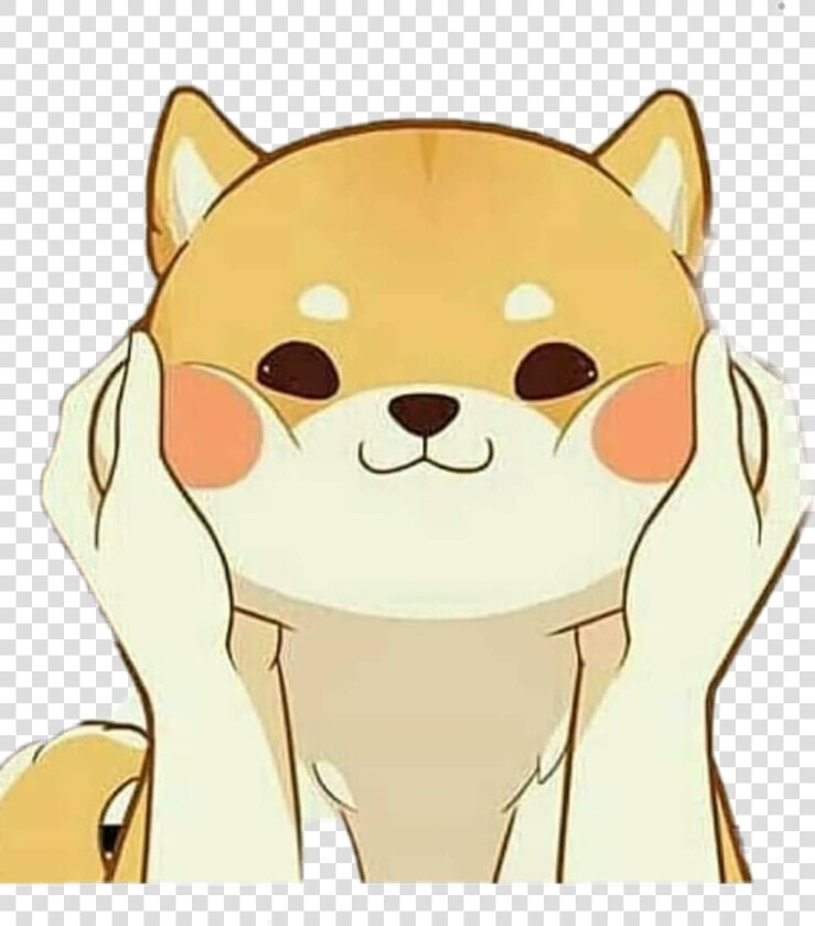  kawaii  cute  anime  shiba  dog  puppy   Kawaii Cute Anime Dog  HD Png DownloadTransparent PNG