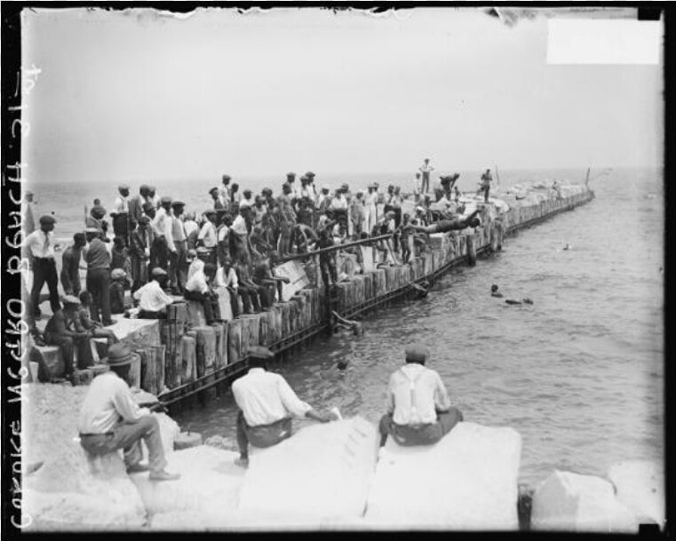 02 Chicago Daily News  31st Street Beach 1931   Monochrome  HD Png DownloadTransparent PNG